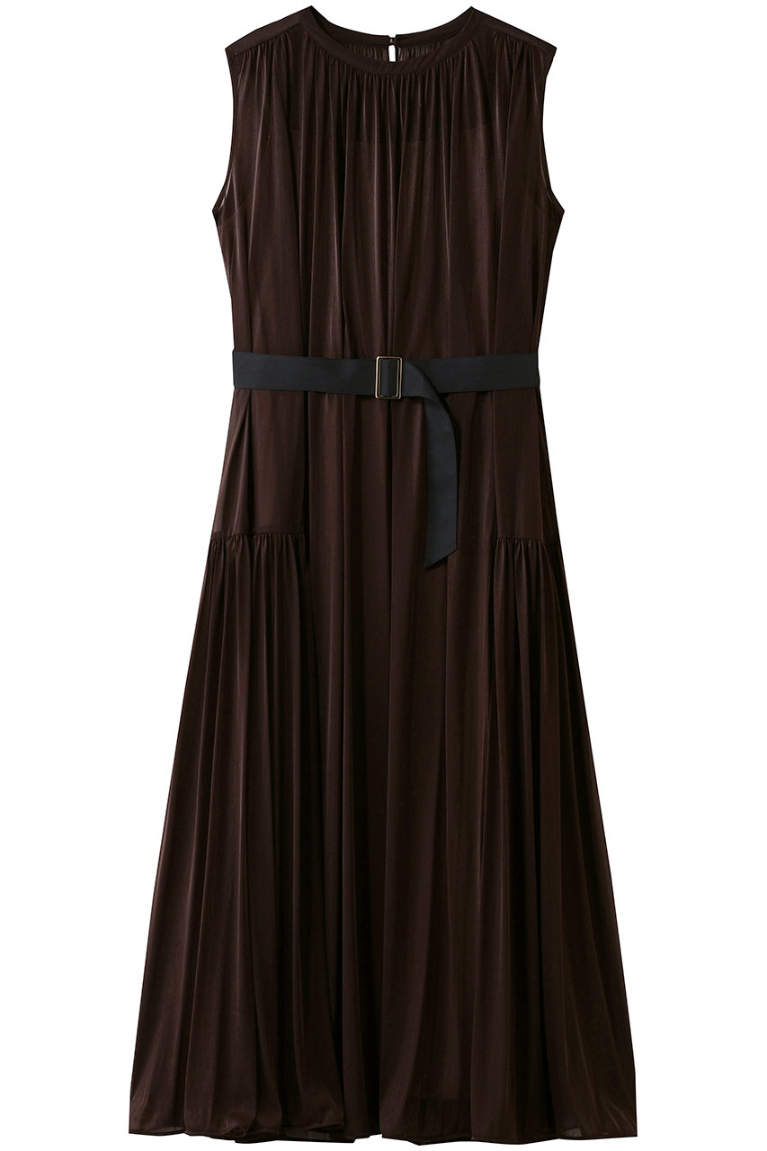 アルアバイル/allurevilleのエスパンディワイドベルトワンピース(ブラウン/20261014600-95-020)