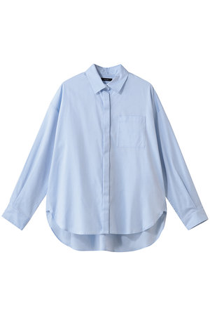 アルアバイル/allurevilleのコットンオックスラウンドヘムシャツ(110400/110403)