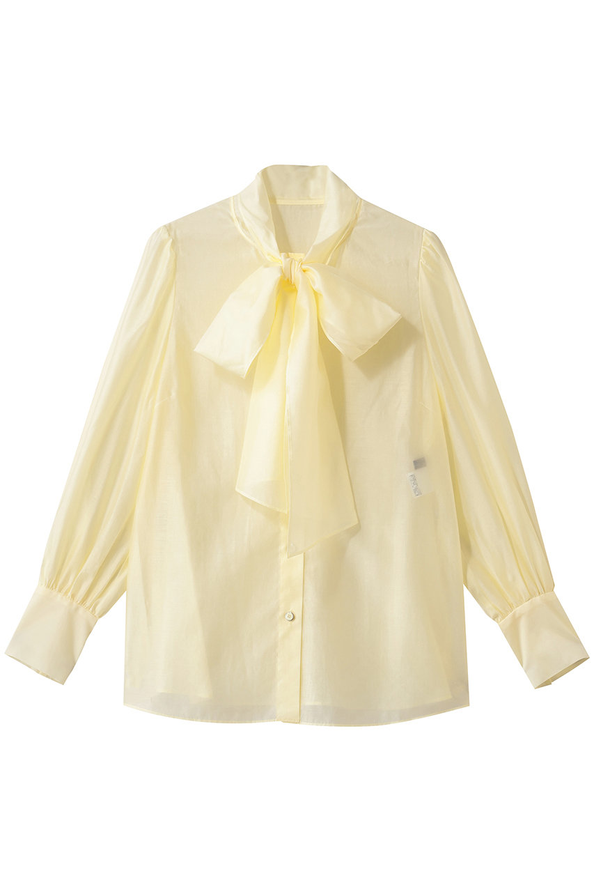 アルアバイル/allurevilleのオーガンザボウBL A(イエロー/20261013030-65-020)