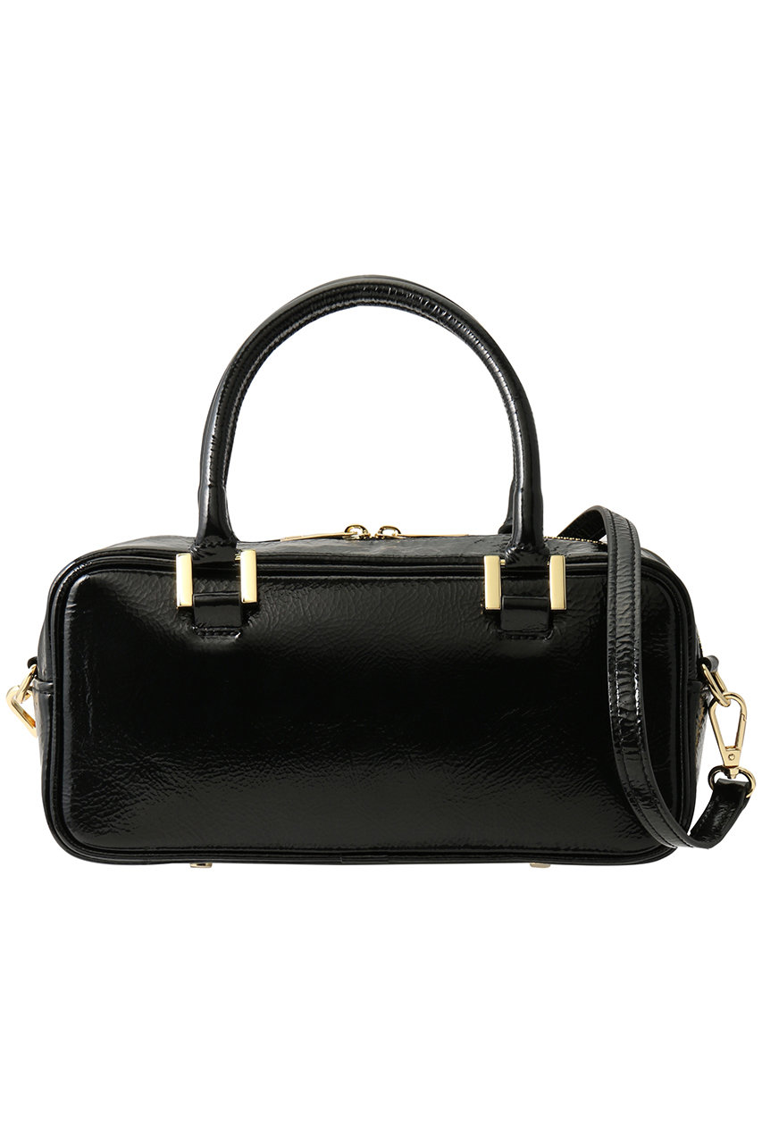 アルアバイル/allurevilleのエナメルボストン(ブラック/20261650010-95-770)