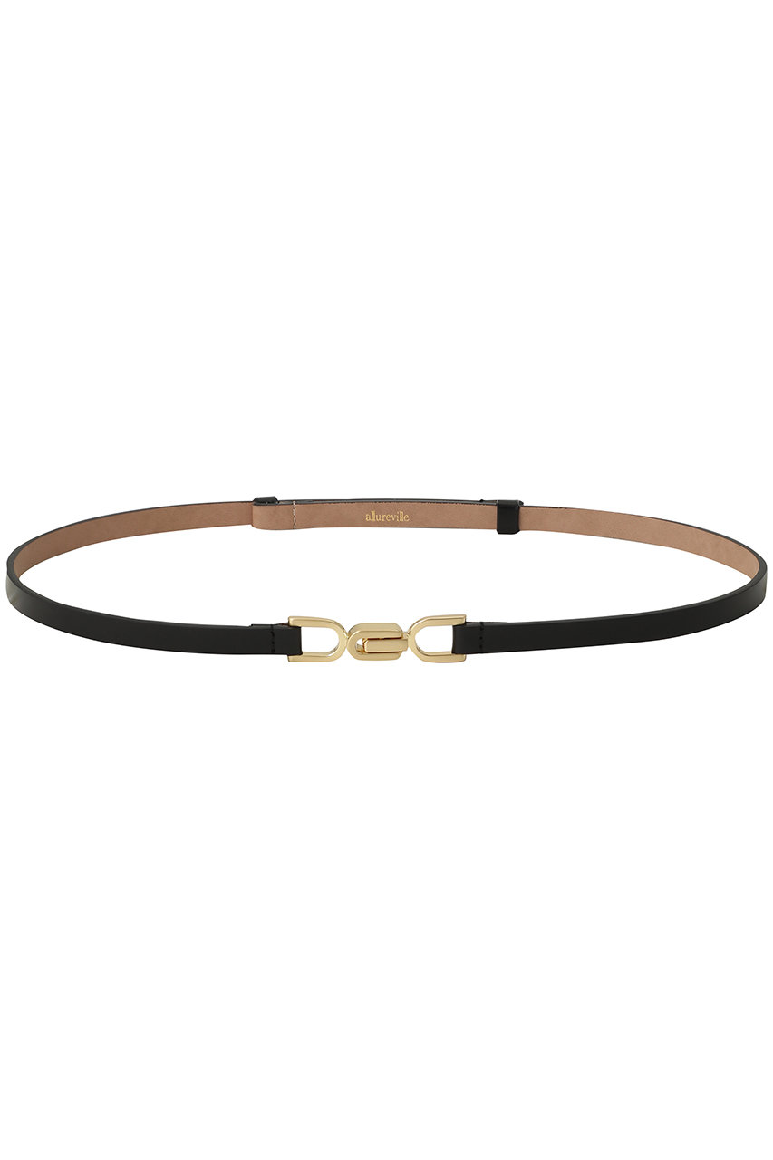 アルアバイル/allurevilleのクロスパーツ細ベルト A(ブラック/20261055060-02-770)