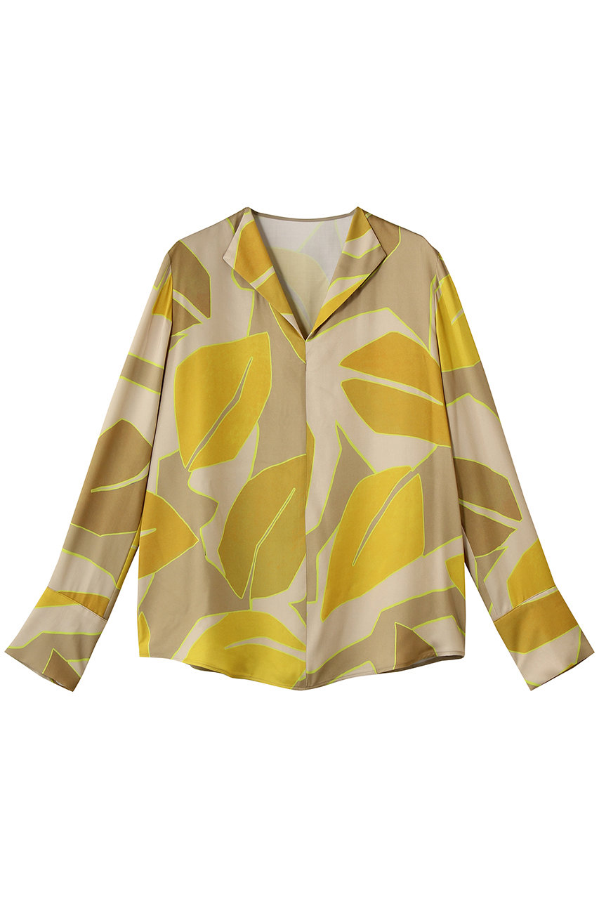 アルアバイル/allurevilleのFASACリーフPTフレンチカラーシャツ(イエロー系/20261013080-26-020)