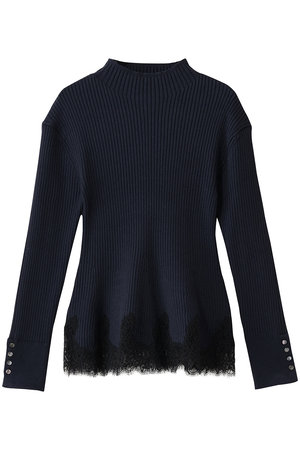 アルアバイル/allurevilleのレースドッキングリブプルオーバー(110300/110301)