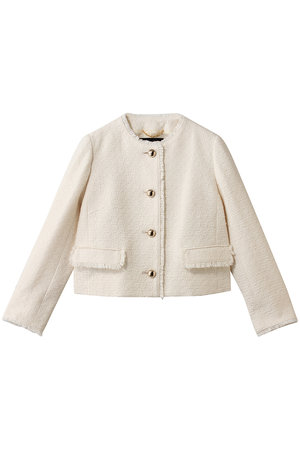 アルアバイル/allurevilleのツィードノーカラージャケット(110800/110801)