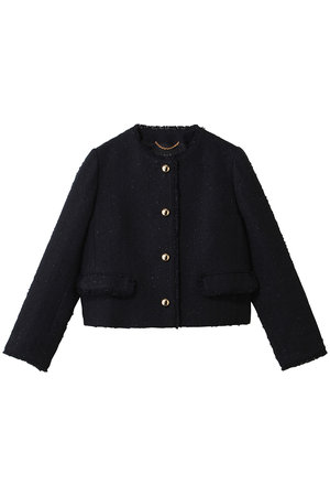 アルアバイル/allurevilleのツィードノーカラージャケット(110800/110801)