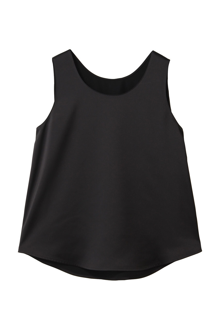 アルアバイル/allurevilleのサテンタンクブラウス(ブラック/20261013800-95-020)