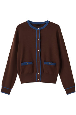 アルアバイル/allurevilleのハイショクポケットクルーカーディガン A