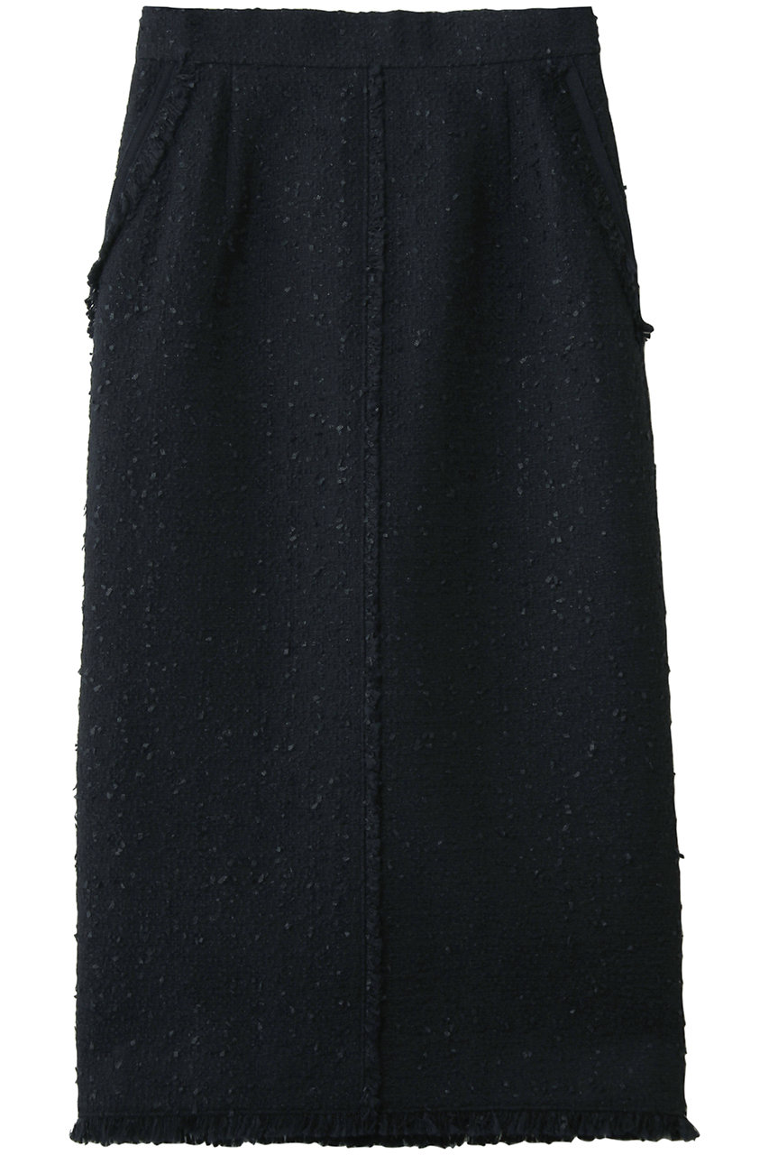 アルアバイル/allurevilleのニュアンスタイトツィードスカート(ネイビー/20261011130-98-020)