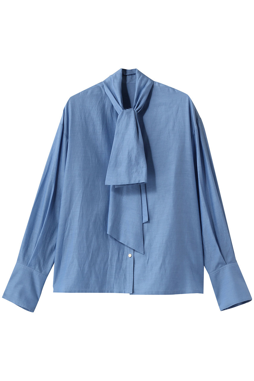 アルアバイル/allurevilleのキュプラコットンビッグタイブラウス(サックス/20261013810-94-020)