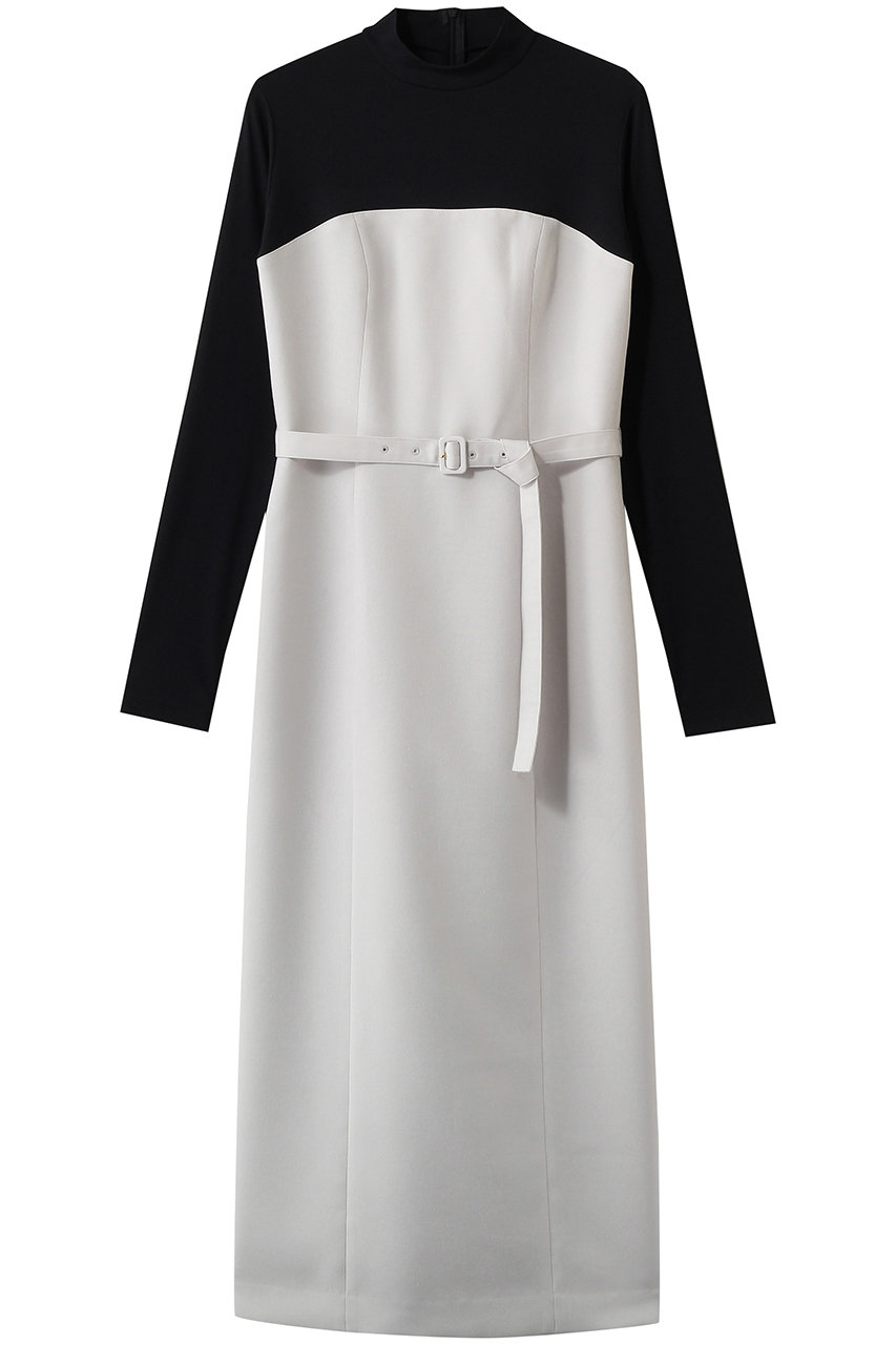 アルアバイル/allurevilleのスラブオックステレココンビワンピース(ベージュ/20261014800-65-020)