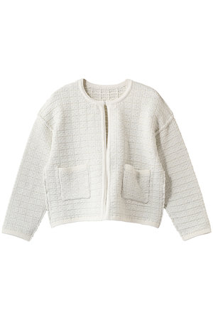 アルアバイル/allurevilleのリバーシブルツィードカーディガン(110300/110303)