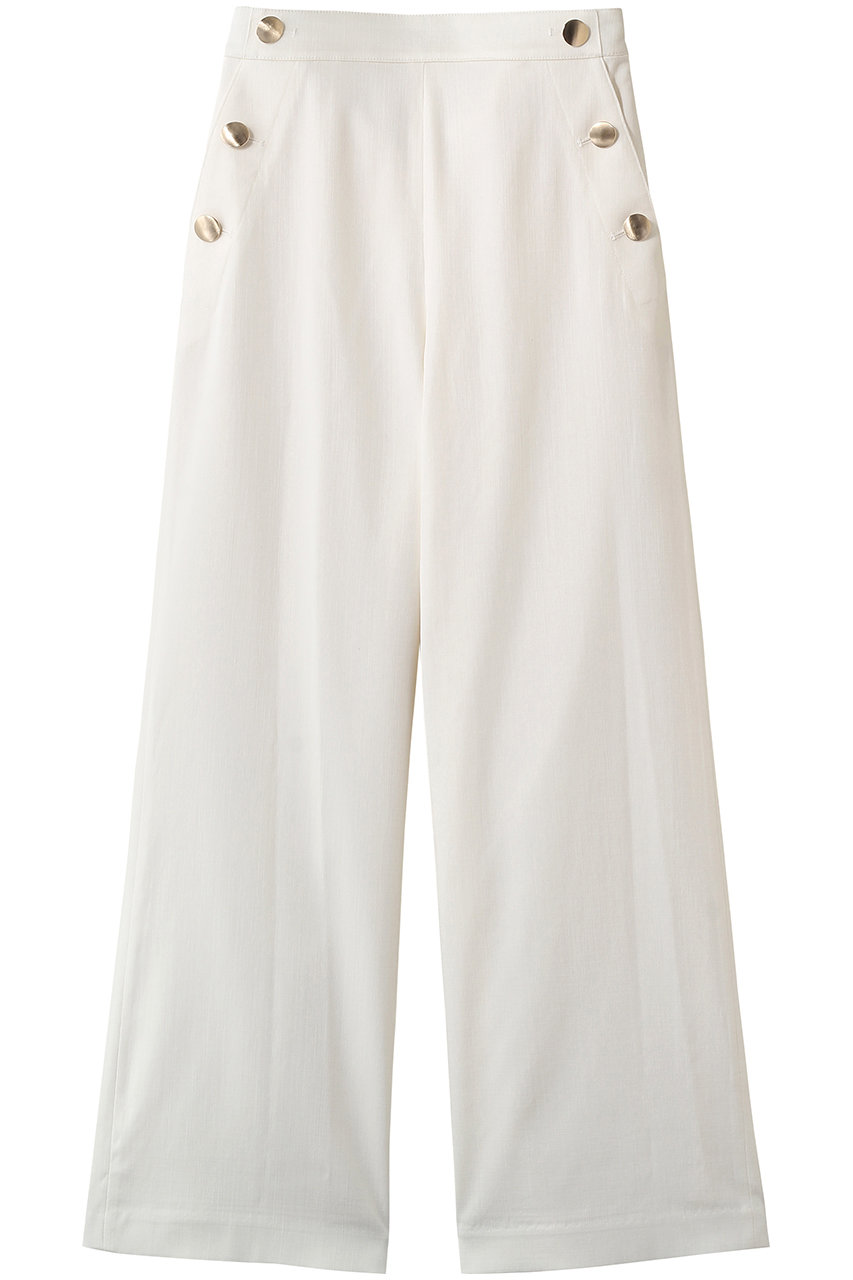 アルアバイル/allurevilleのデニムライクマリンパンツ(ホワイト/20261012170-65-020)