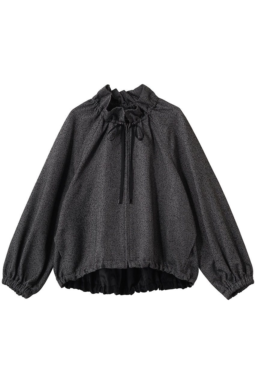 アルアバイル/allurevilleのスラブツィードギャザーBO(ブラック/20261019710-02-020)