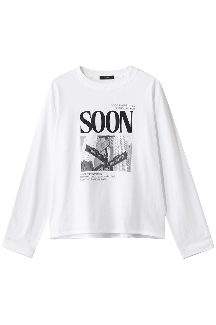 アルアバイル/allurevilleのサイネージロゴロンT(オフホワイト/20261015040-02-020)