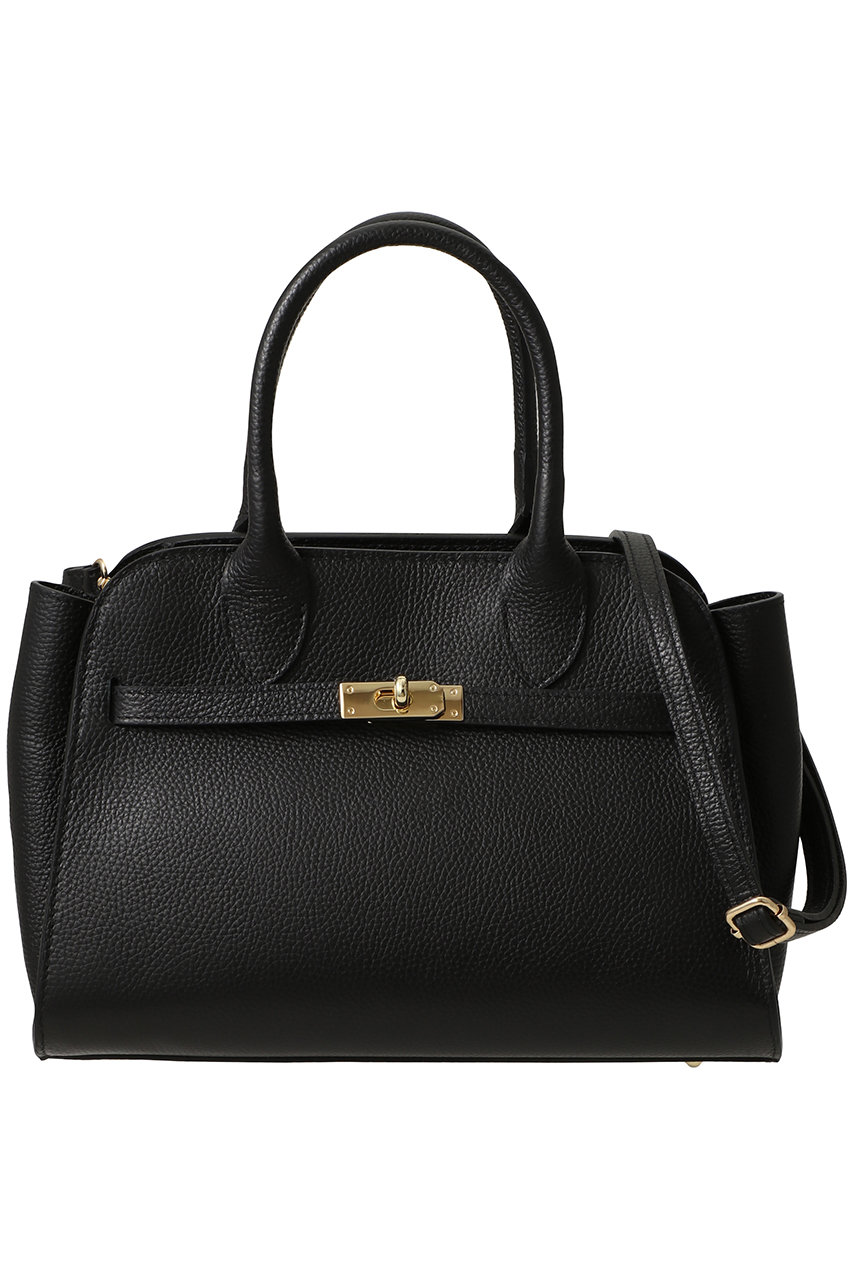 アルアバイル/allurevilleのフロント尾錠トートバッグ A(ブラック/20261650020-95-770)