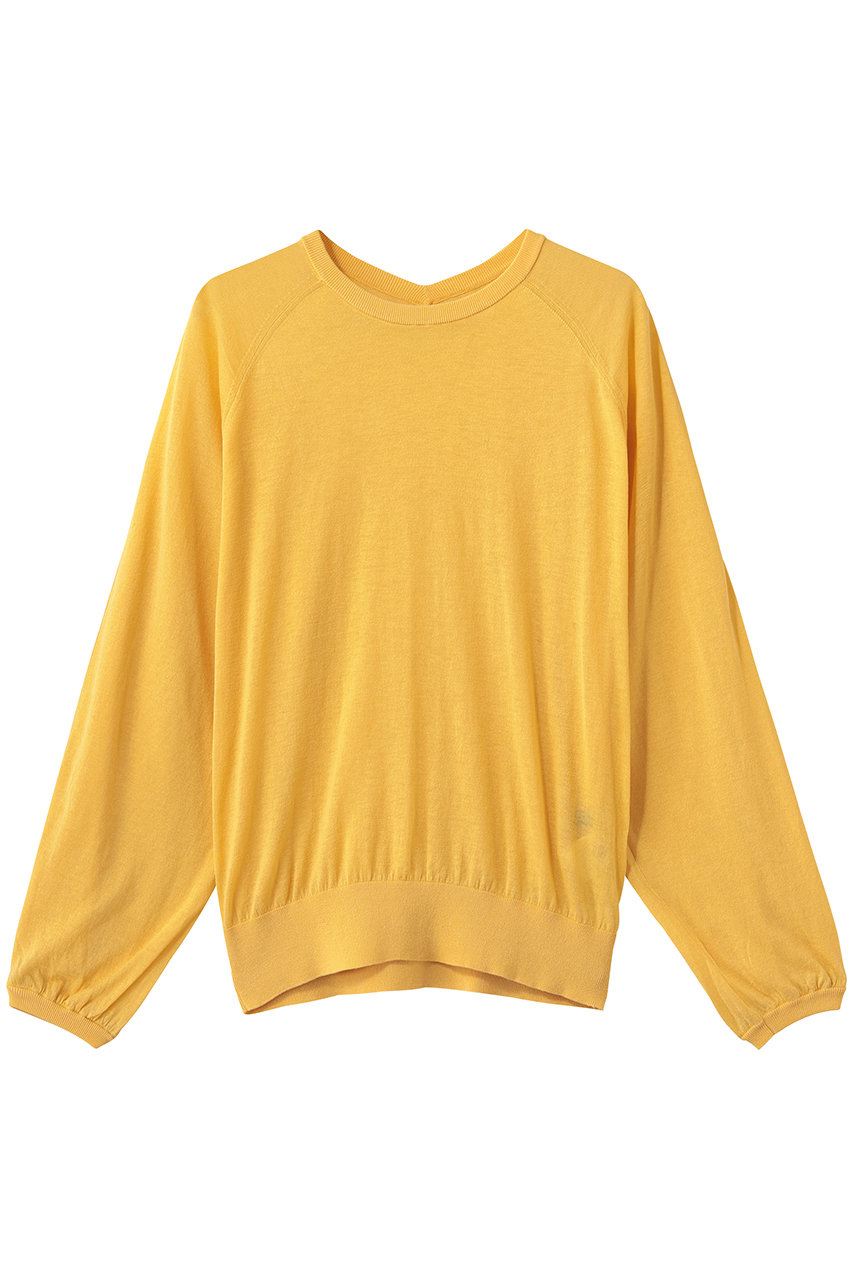 アルアバイル/allurevilleのコットンシルクリネンシアープルオーバー(イエロー/20261016230-94-020)