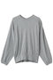 コットンシルクリネンシアープルオーバー アルアバイル/allureville ライトグレー