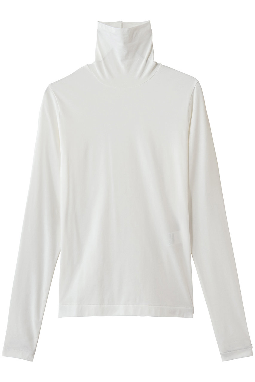 アルアバイル/allurevilleの強撚フライスタートルプルオーバー(オフホワイト/20261015070-02-020)