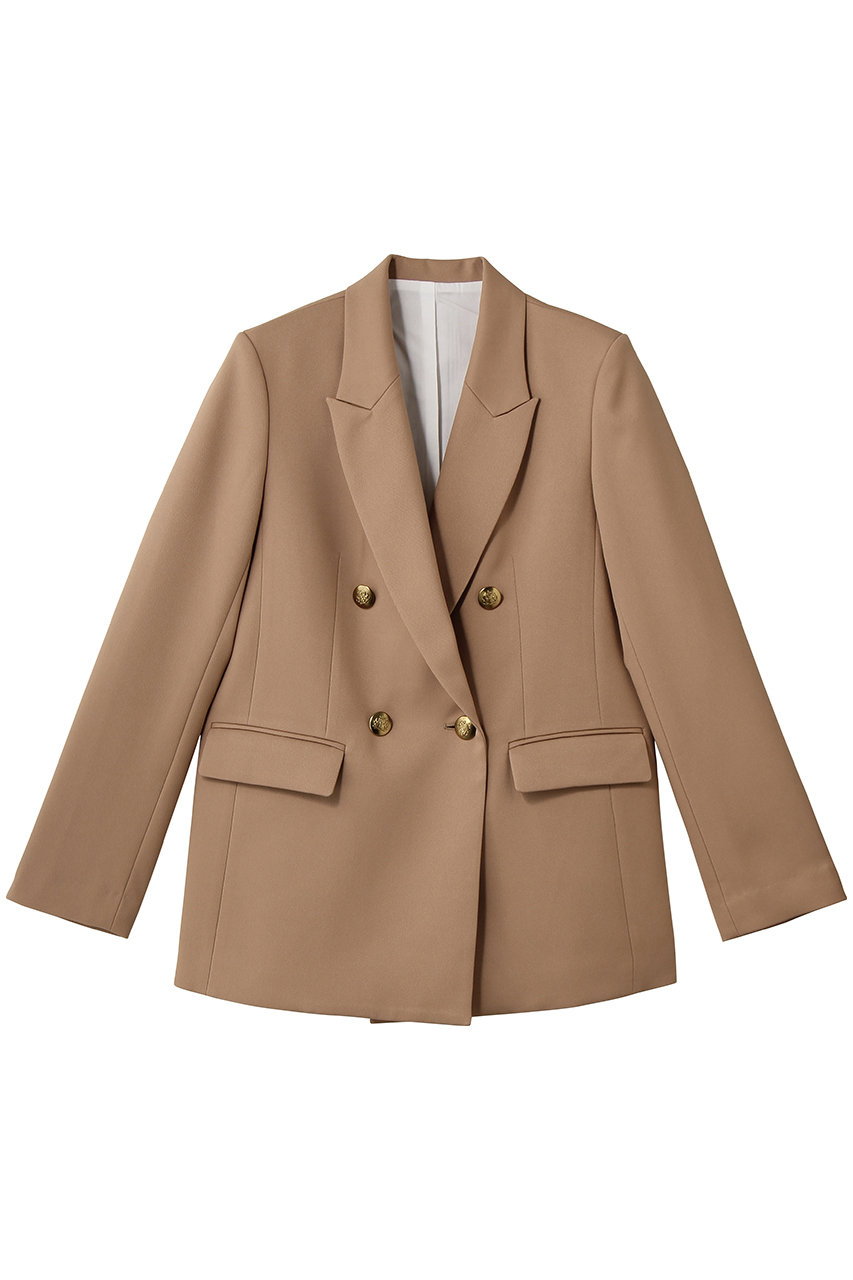 アルアバイル/allurevilleの【Loulou Willoughby】ポリドビーダブルジャケット(ベージュ/21261010120-11-010)