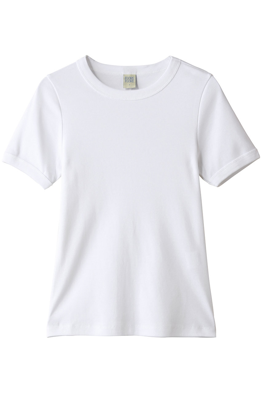 アルアバイル/allurevilleの【FLORE FLORE】 CAR TEE(ホワイト/22252215040-01-010)