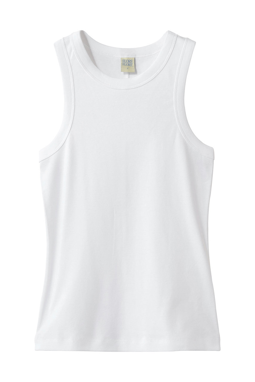 アルアバイル/allurevilleの【FLORE FLORE】 HANNAH TANK(ホワイト/22252215090-95-010)