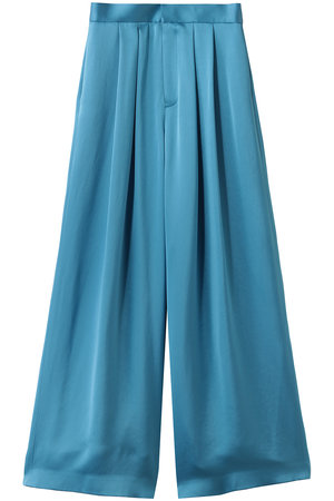 アルアバイル/allurevilleの【Loulou Willoughby】サテンタックパンツ(110600/110601)