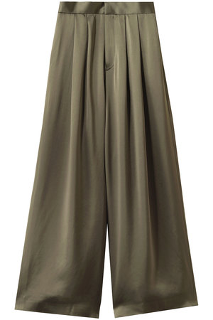 アルアバイル/allurevilleの【Loulou Willoughby】サテンタックパンツ(110600/110601)