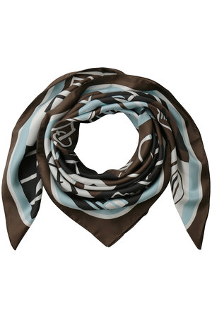 アルアバイル/allurevilleのパッチワークプリントスカーフ(140100/140103)