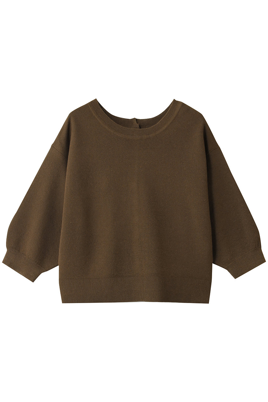 アルアバイル/allurevilleのリネンシャーベット2WAY プルオーバー(ブラウン/20261016270-81-020)