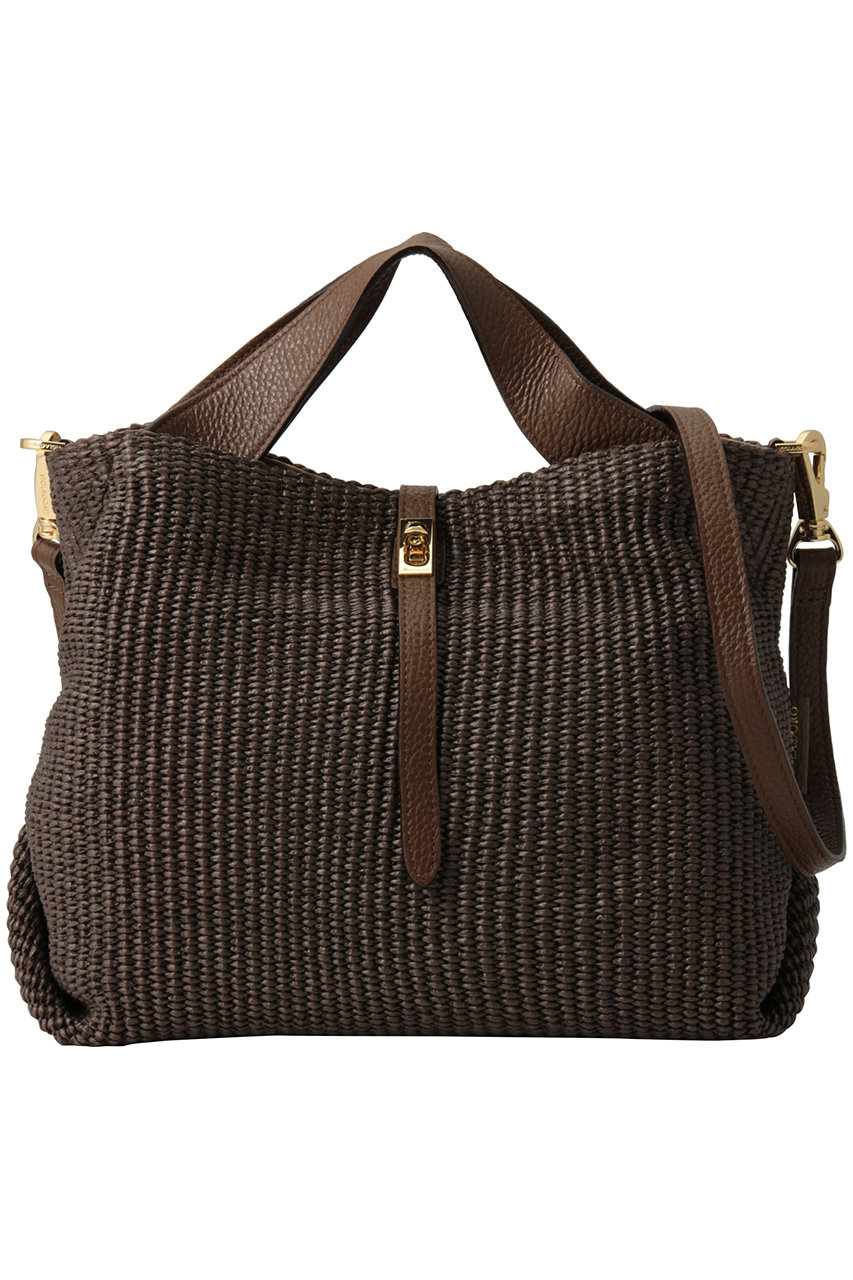 アルアバイル/allurevilleの【VIOLAd’ORO】ベルテッドサンドロカゴバッグ(ダークブラウン/22261250170-82-770)