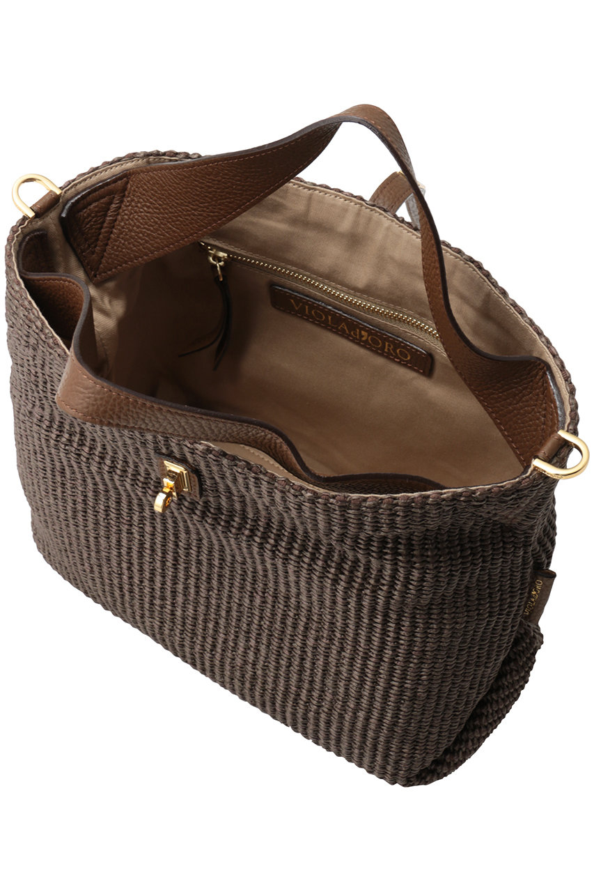 allureville フード付きベストサイズ2 新品、現行販売品タークブラウン allureville(アルアバイル)｜【VIOLAd'ORO】ベルテッドサンドロカゴ