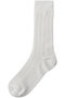 【MARCOMONDE】 EYELET SOCKS アルアバイル/allureville オフホワイト