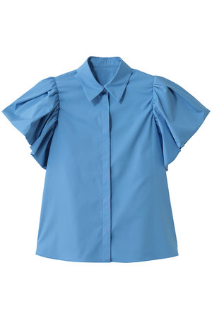 アルアバイル/allurevilleの【Loulou Willoughby】バルーンスリーブシャツBL A(110400/110403)