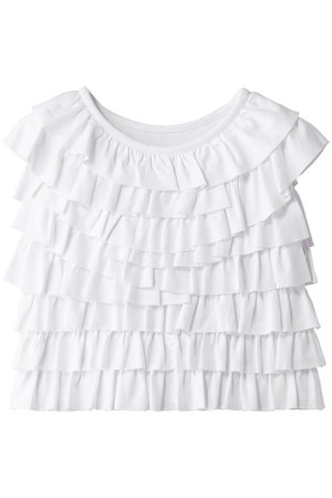 アルアバイル/allurevilleの【Loulou Willoughby】フリルティアードプルオーバー(110100/110103)