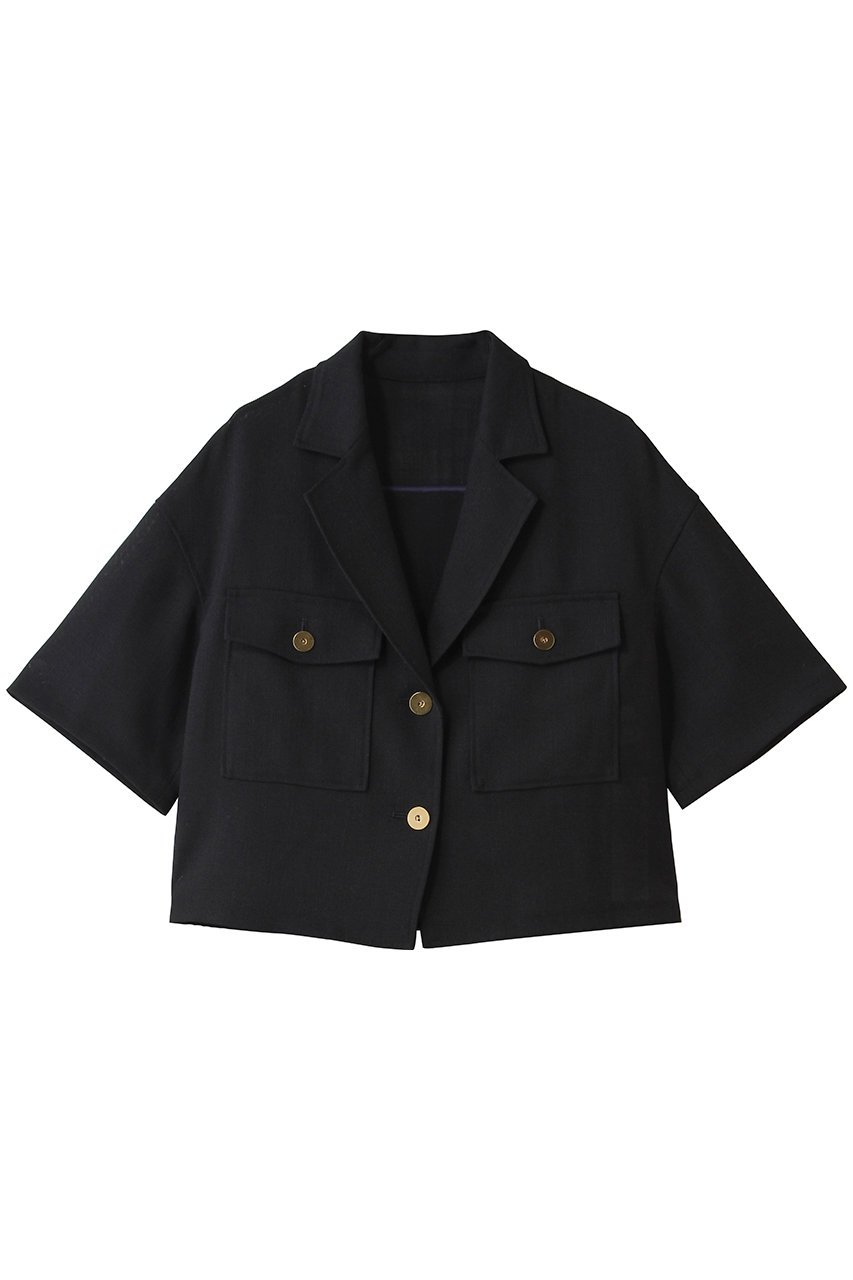 アルアバイル/allurevilleのカラミショートジャケット(ネイビー/20261010220-65-020)