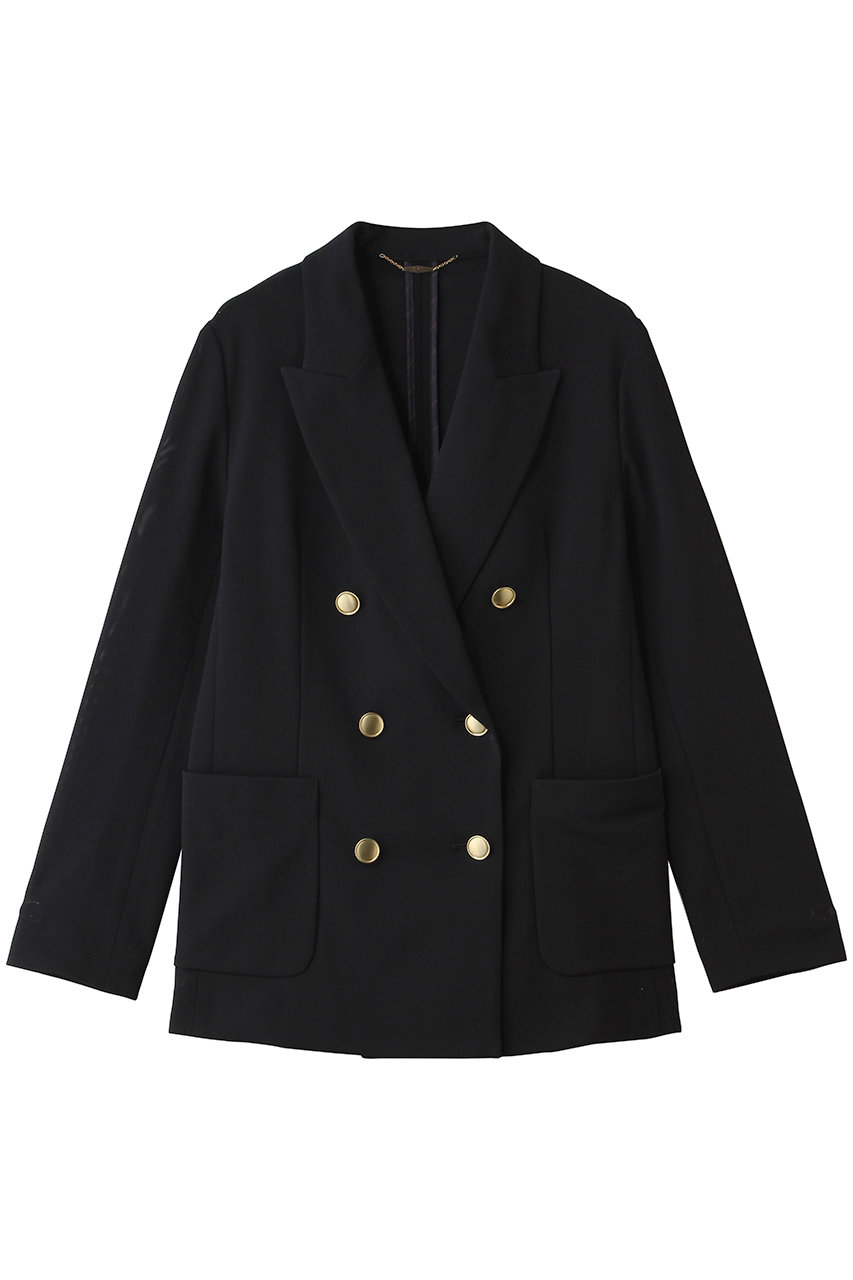 アルアバイル/allurevilleのレノクロスダブルブレストジャケット(ネイビー/20261010190-65-020)