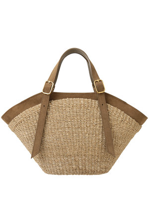 アルアバイル/allurevilleの【VIOLAd’ORO】アバカスエードトリムカゴバッグ(120500/120501)