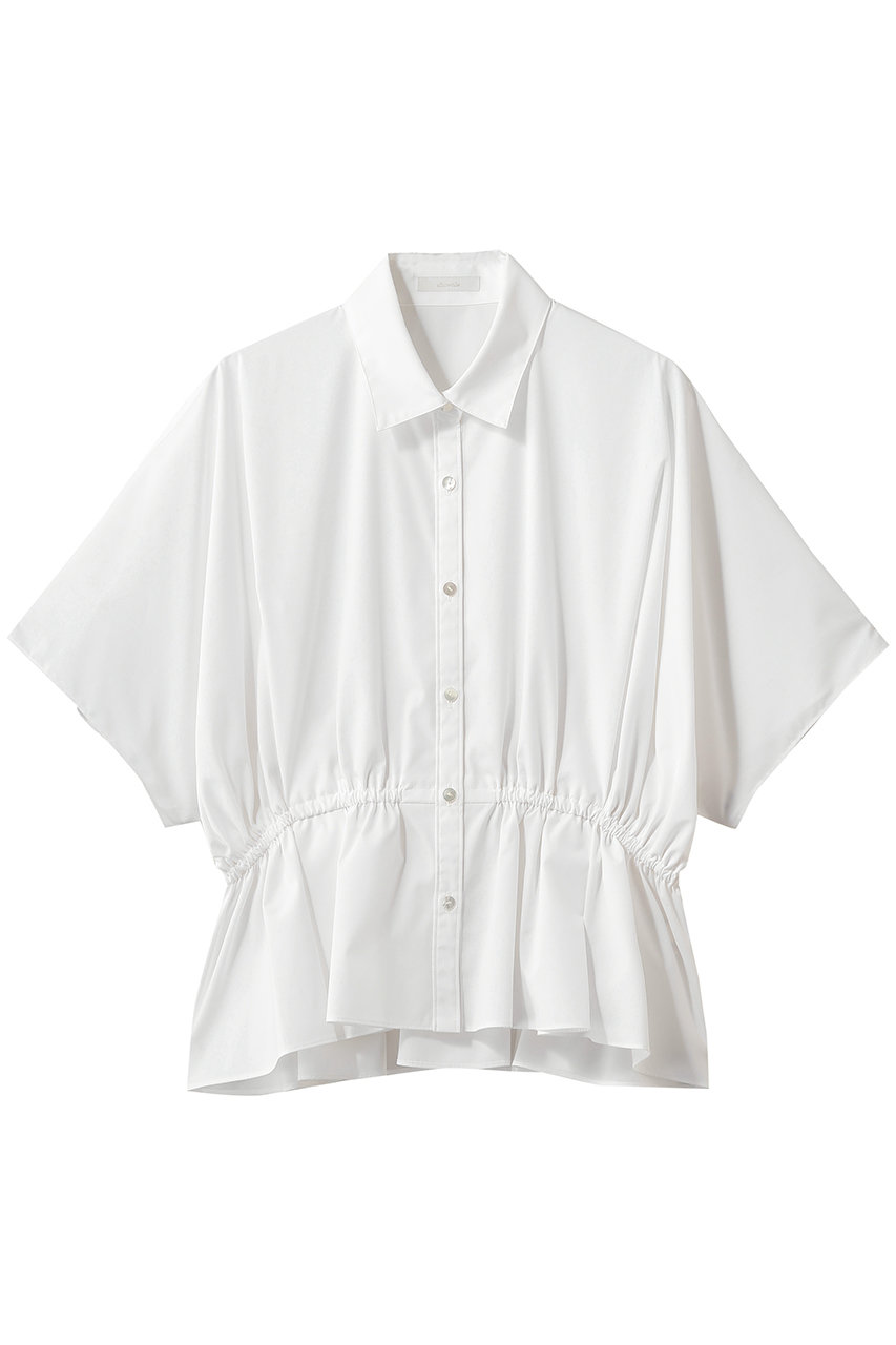 アルアバイル/allurevilleのTCドルマンシャツブラウス(ホワイト/20261013310-61-020)
