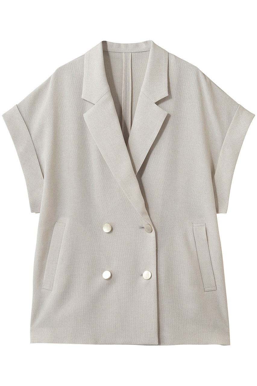 アルアバイル/allurevilleのスラブメッシュフレンチスリーブ A(ベージュ/20261010260-11-020)