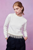 【LOULOU WILLOUGHBY】パールフリンジフェザープルオーバー