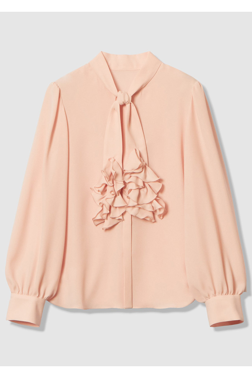 アルアバイル/allurevilleの【予約販売】【LOULOU WILLOUGHBY】ペタフリルボウタイブラウス(ピンク/21261013030-02-020)