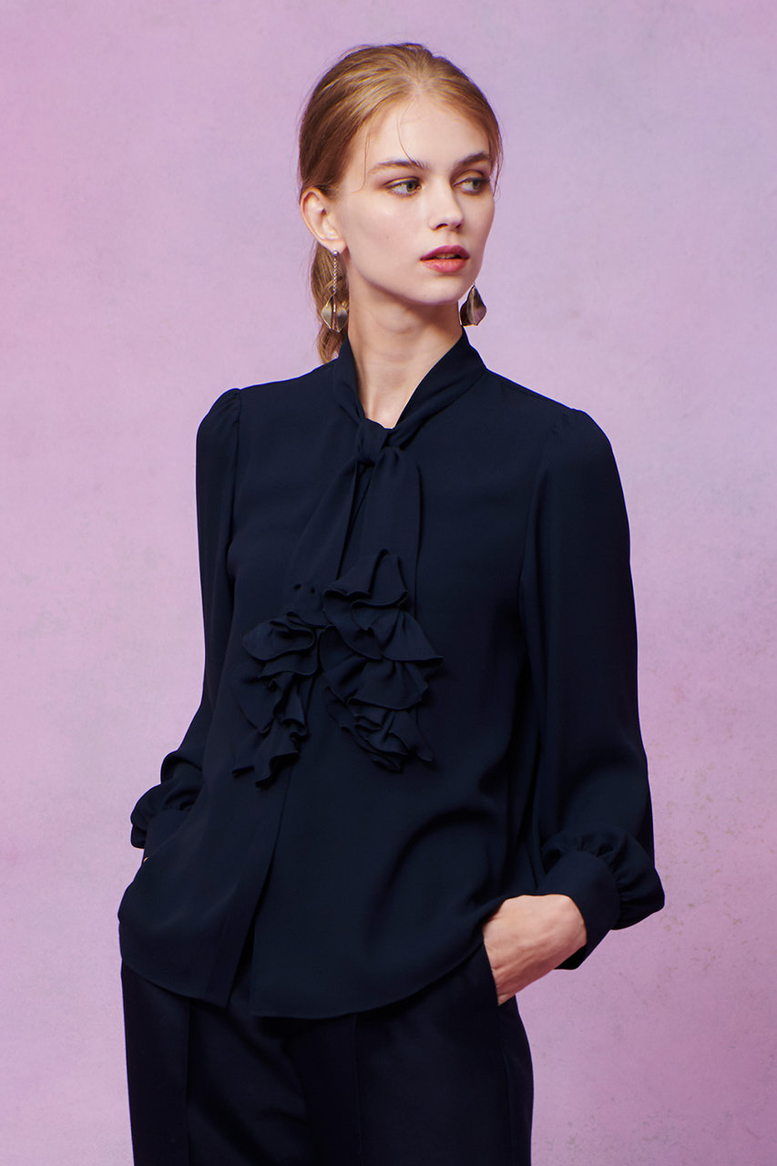 LOULOU WILLOUGHBY プルオーバーブラウス　サイズ2 フリル LOULOU WILLOUGHBY プルオーバーブラウス サイズ2 フリル LOULOU