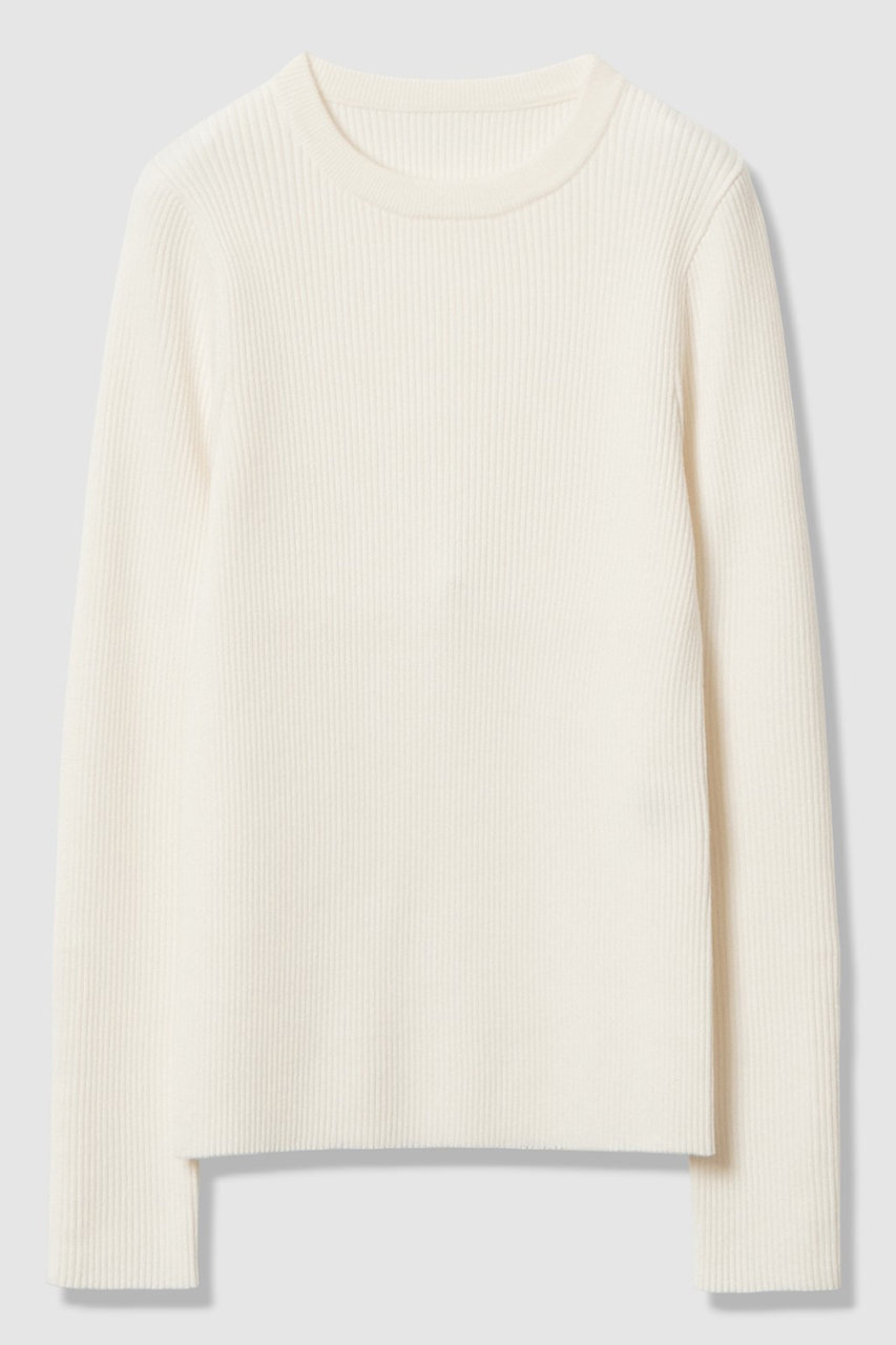 アルアバイル/allurevilleの【予約販売】【LOULOU WILLOUGHBY】フリルスリットプルオーバー(オフホワイト/21261016030-42-020)