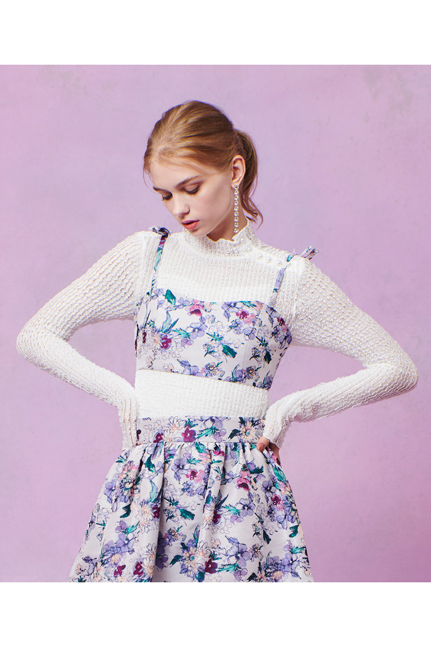 F アルアバイル allureville ルルウィルビー 花柄 ブラウス STAFF STYLING|allureville OFFICIAL SITE / ONLINE SHOP