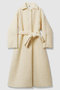 【LOULOU WILLOUGHBY】ループインレーロングコート アルアバイル/allureville オフホワイト