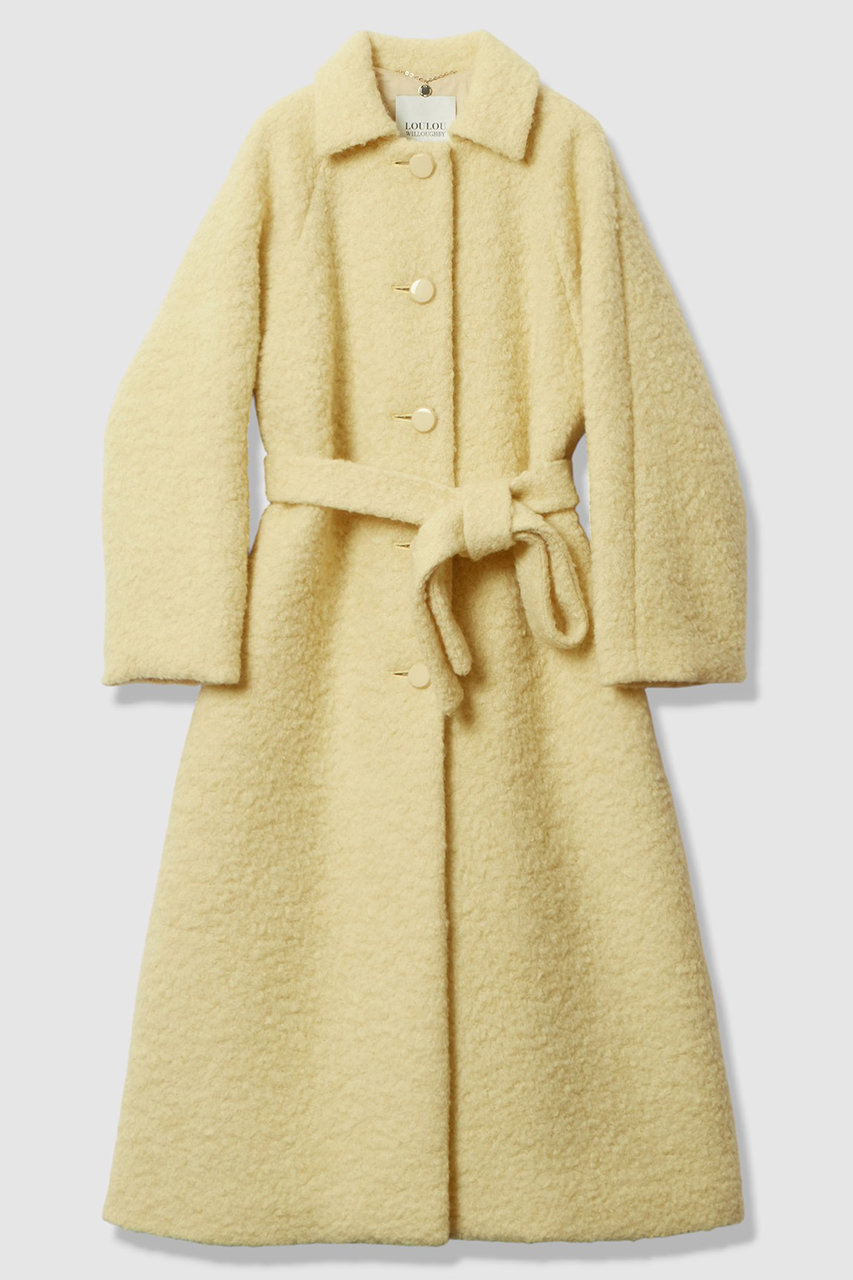 アルアバイル/allurevilleの【LOULOU WILLOUGHBY】ループインレーロングコート(イエロー/21261017010-95-020)