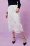 【LOULOU WILLOUGHBY】オーガンフラワータイトスカート アルアバイル/allureville