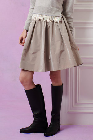 アルアバイル/allurevilleの【予約販売】【LOULOU WILLOUGHBY】タフタギャザースカート(110700/110701)