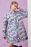 【LOULOU WILLOUGHBY】LIMONTAフラワーJQシャツワンピース アルアバイル/allureville