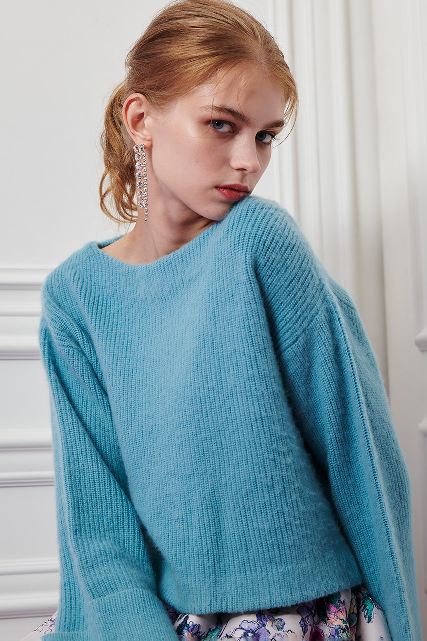 アルアバイル/allurevilleの【予約販売】【LOULOU WILLOUGHBY】MOU CODE プルオーバー(ブルー/21261016020-53-020)